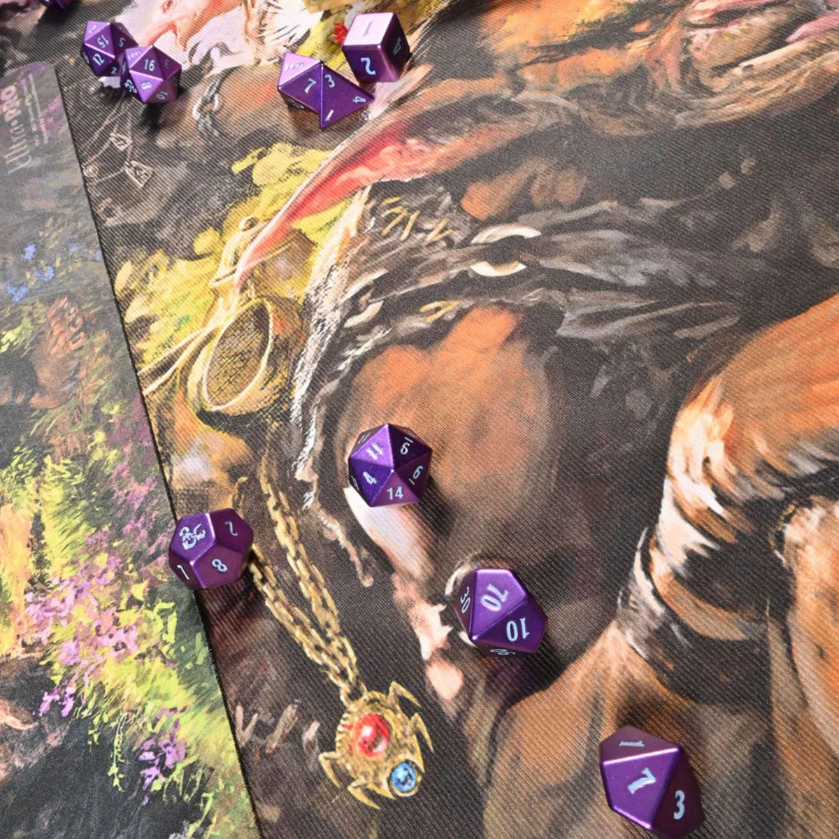 Phandelver and Below: The Shattered Obelisk Underdark HEAVY METAL® D6 Dice Set (4ct) for Dungeons & Dragons - Image 3
