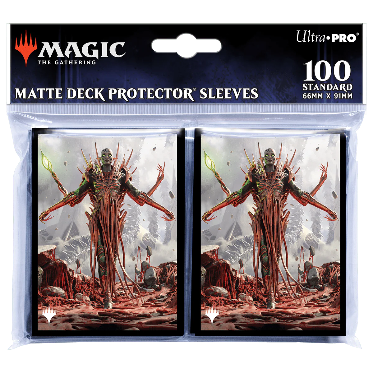 Phyrexia All Will Be One Nissa, Ascended Animist Standard DECK PROTECTOR® Sleeves (100ct) for Magic: The Gathering - Image 2