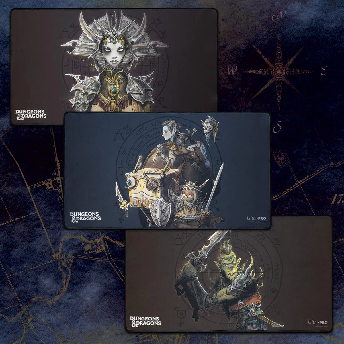 Planescape: Adventures in the Multiverse for Dungeons & Dragons Black Stitched Playmat - Sigil and the Outlands Alternate Cover Artwork v2 - Image 2