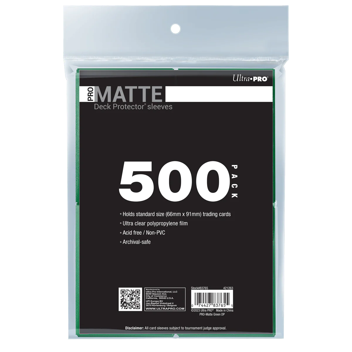 PRO-Matte Standard DECK PROTECTOR® Sleeves Bundle (500ct) - Image 9