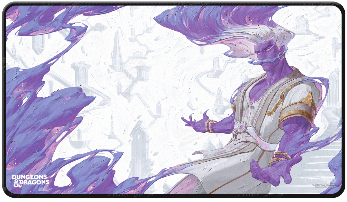 Quests from the Infinite Staircase - Black Stitched Alternate Art Playmat for Dungeons & Dragons