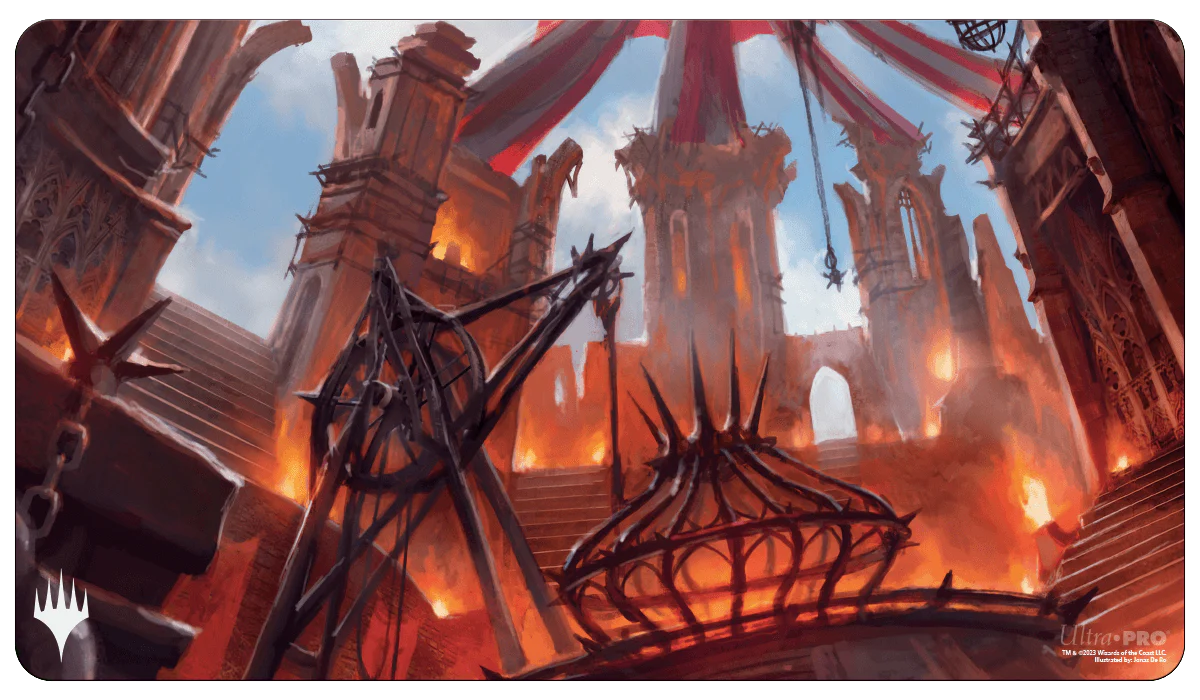 Ravnica Remastered Cult of Rakdos Blood Crypt Standard Gaming Playmat for Magic: The Gathering
