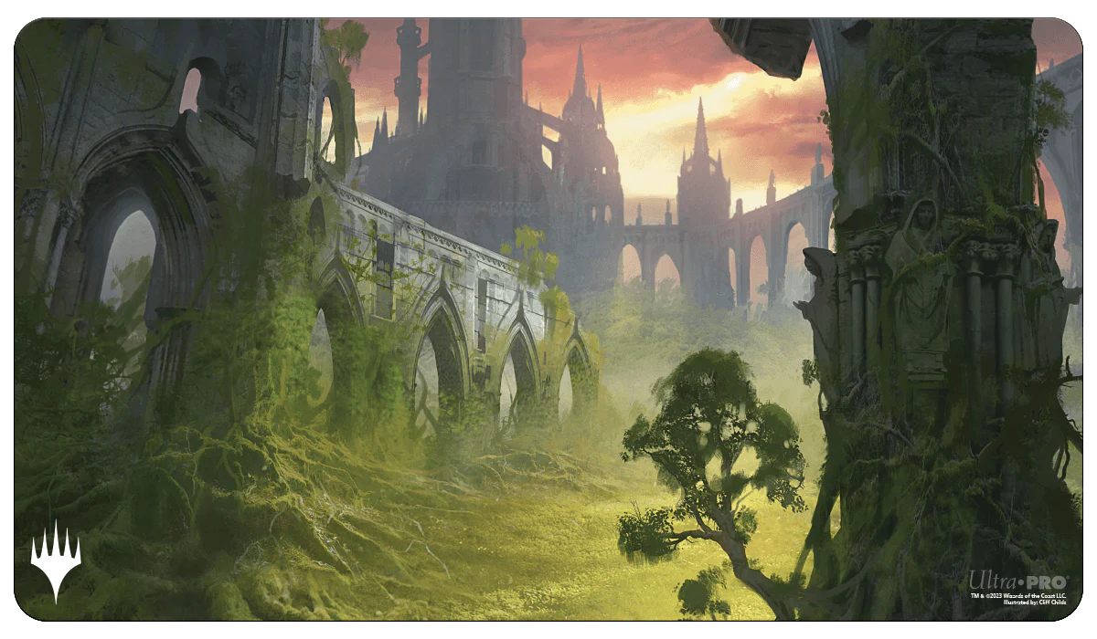 Ravnica Remastered Gruul Clans Stomping Ground Standard Gaming Playmat for Magic: The Gathering