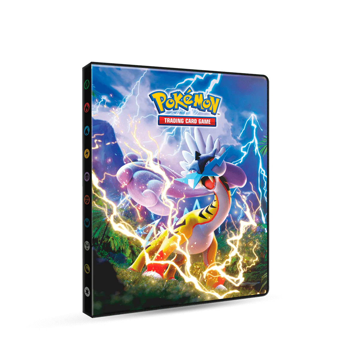 Scarlet and Violet Raging Bolt and Iron Crown 4-Pocket Portfolio for Pokémon - Image 2