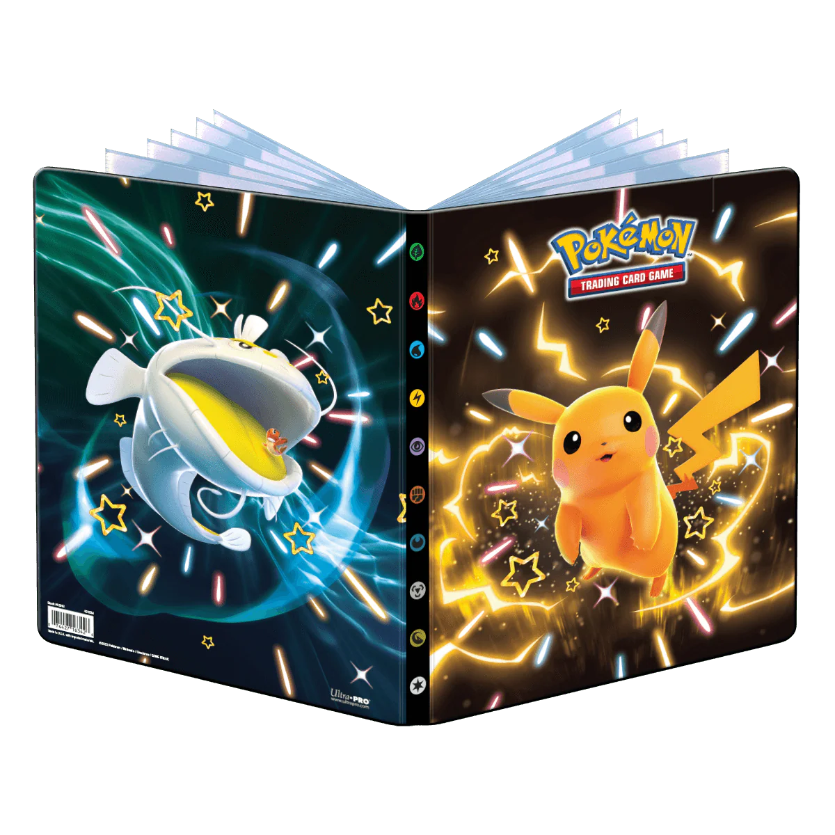 Scarlet and Violet Shiny Pikachu, Dondozo, and Tatsugiri 9-Pocket Portfolio for Pokémon