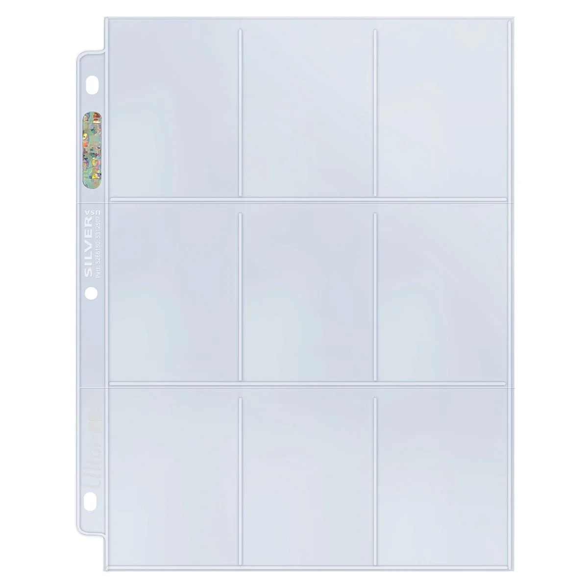 Silver Series 9-Pocket Pages (25ct) for Standard Size Cards