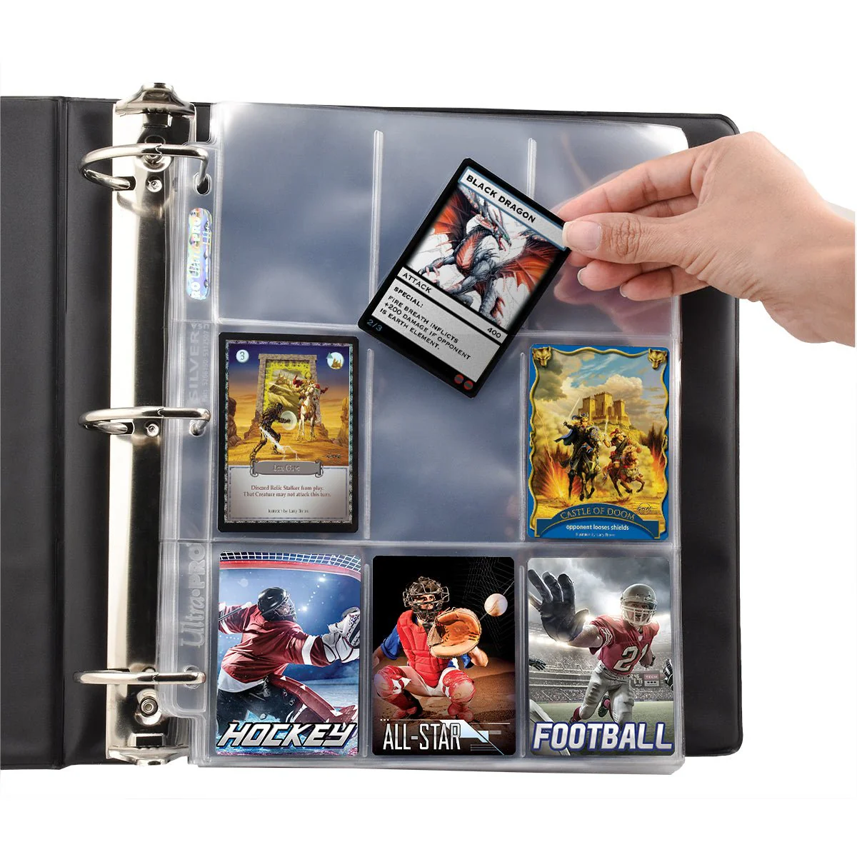 Silver Series 9-Pocket Pages (25ct) for Standard Size Cards - Image 2