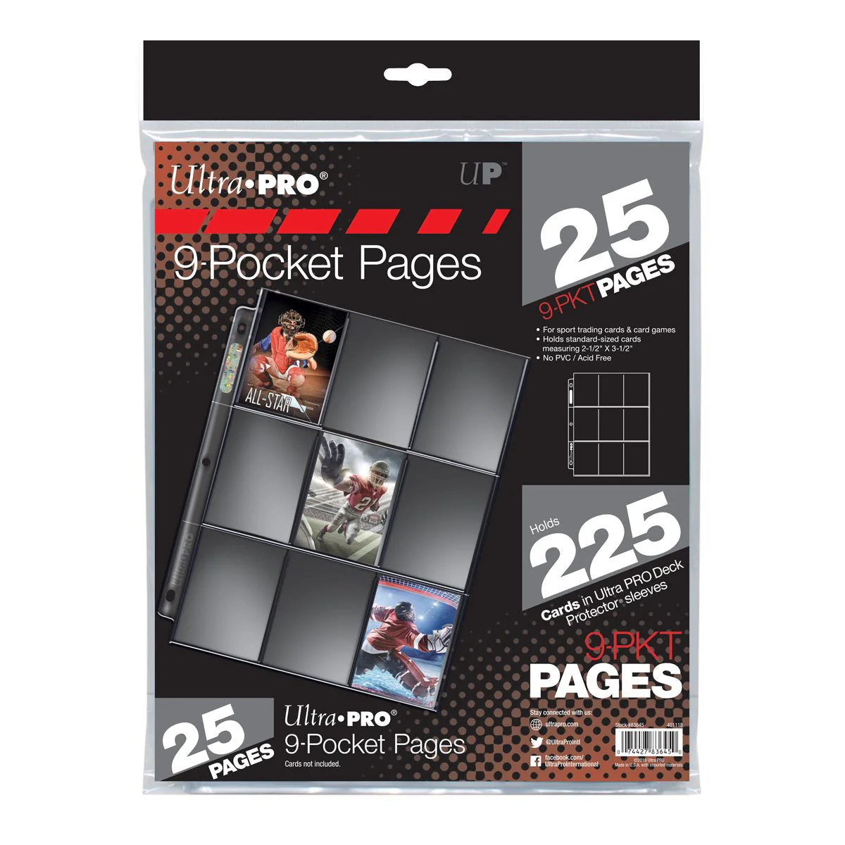 Silver Series 9-Pocket Pages (25ct) for Standard Size Cards - Image 3