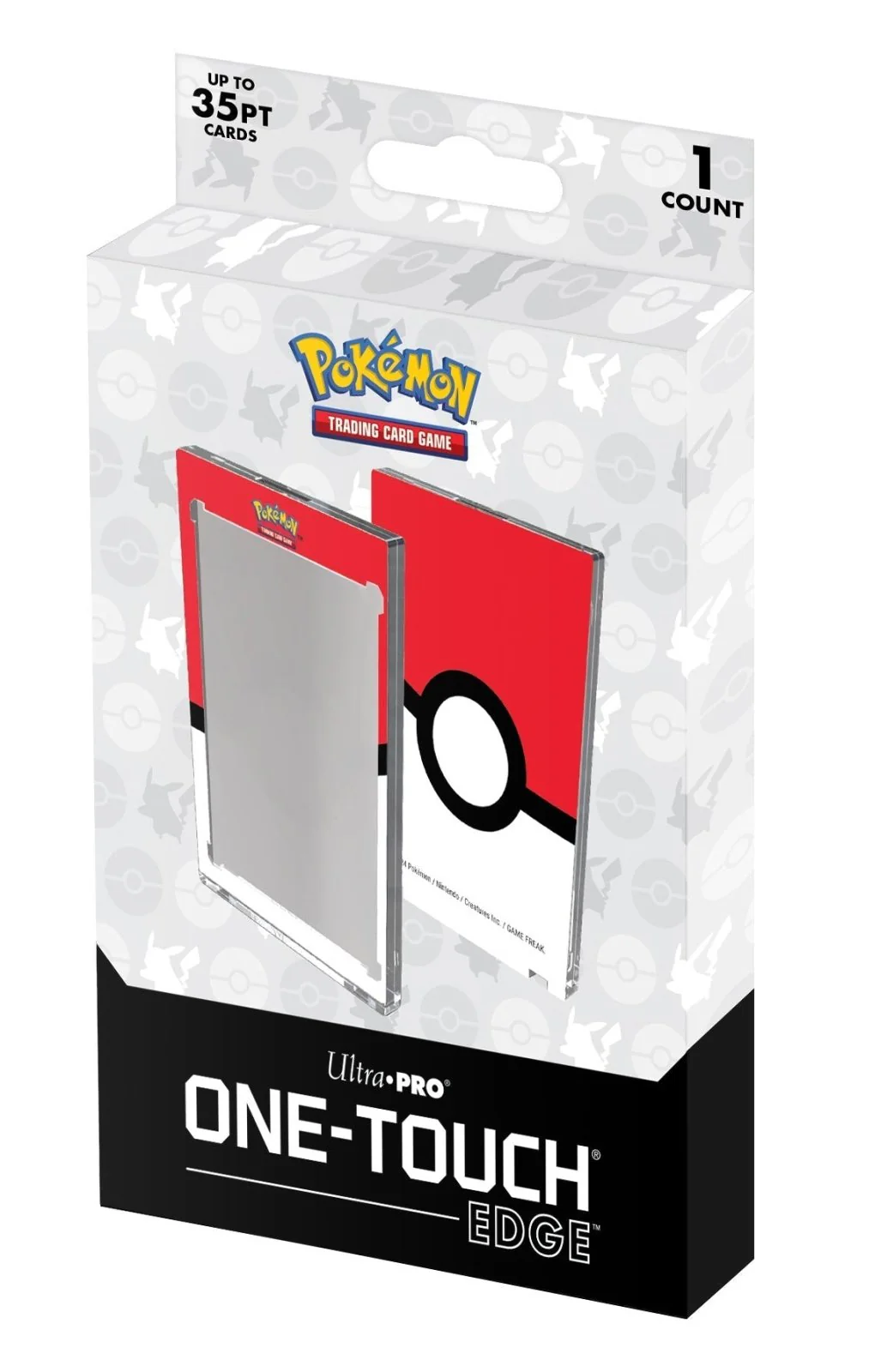 Single 35pt ONE-TOUCH EDGE® - Poké Ball Printed Magnetic Card Holder for Pokémon