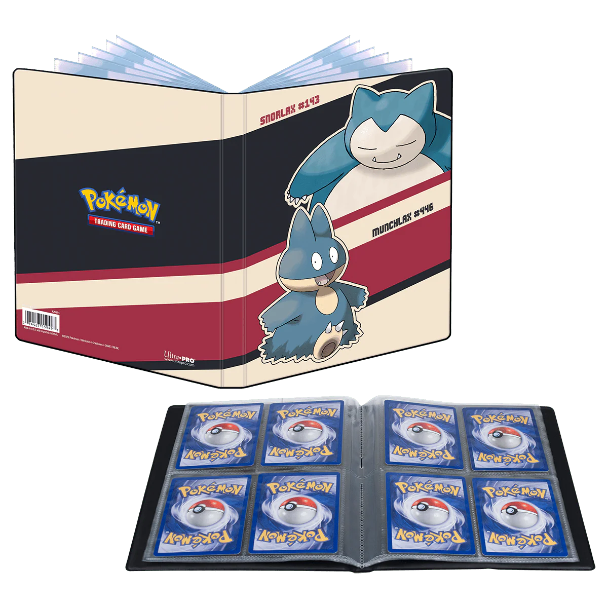 Snorlax and Munchlax 4-Pocket Portfolio for Pokémon - Image 2
