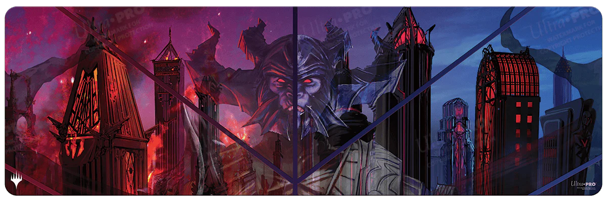 Streets of New Capenna Hostile Takeover 8ft Table Playmat for Magic: The Gathering
