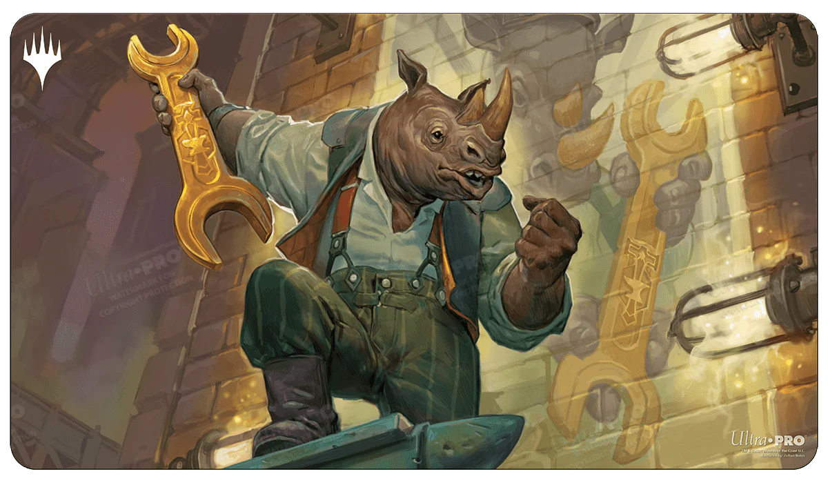 Streets of New Capenna Workshop Warchief Standard Gaming Playmat for Magic: The Gathering