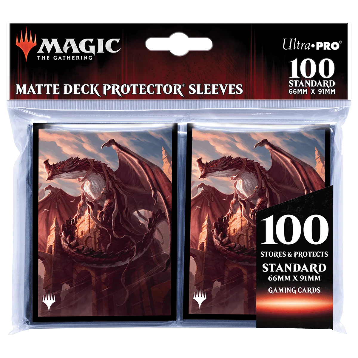 Strixhaven Velomachus Lorehold Standard DECK PROTECTOR® Sleeves (100ct) for Magic: The Gathering - Image 2