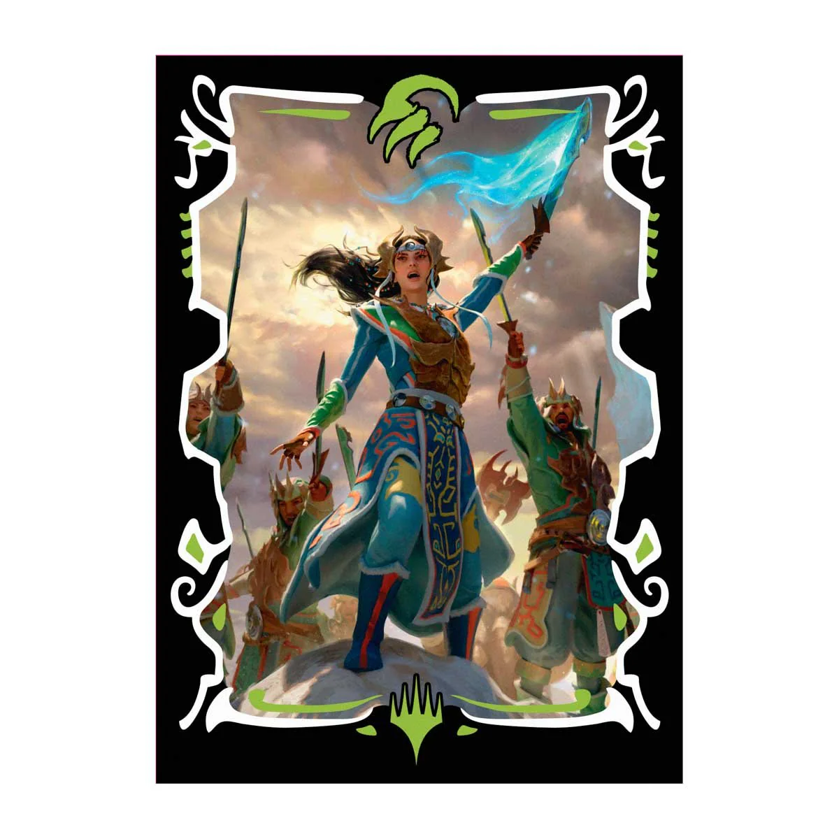 Tarkir Dragonstorm Eshki, Temur’s Roar (Temur Roar Commander Deck) 100ct DECK PROTECTOR® Sleeves for Magic: The Gathering - Image 2