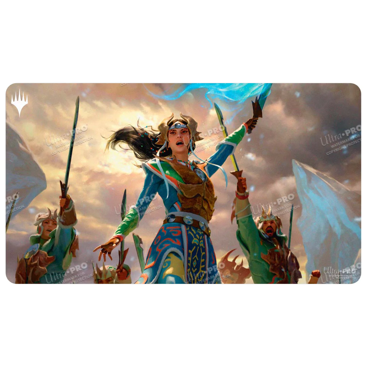 Tarkir Dragonstorm Eshki, Temur’s Roar (Temur Roar Commander Deck) Playmat for Magic: The Gathering - Image 2