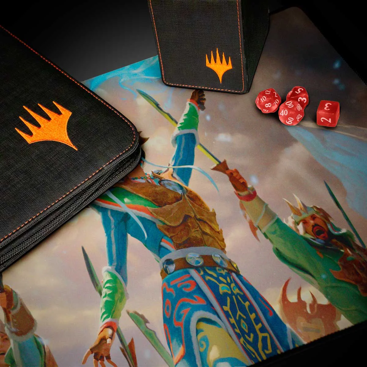 Tarkir Dragonstorm Eshki, Temur’s Roar (Temur Roar Commander Deck) Playmat for Magic: The Gathering - Image 3