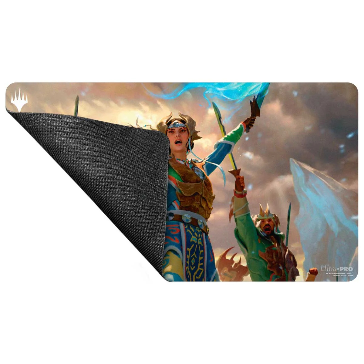 Tarkir Dragonstorm Eshki, Temur’s Roar (Temur Roar Commander Deck) Playmat for Magic: The Gathering - Image 4