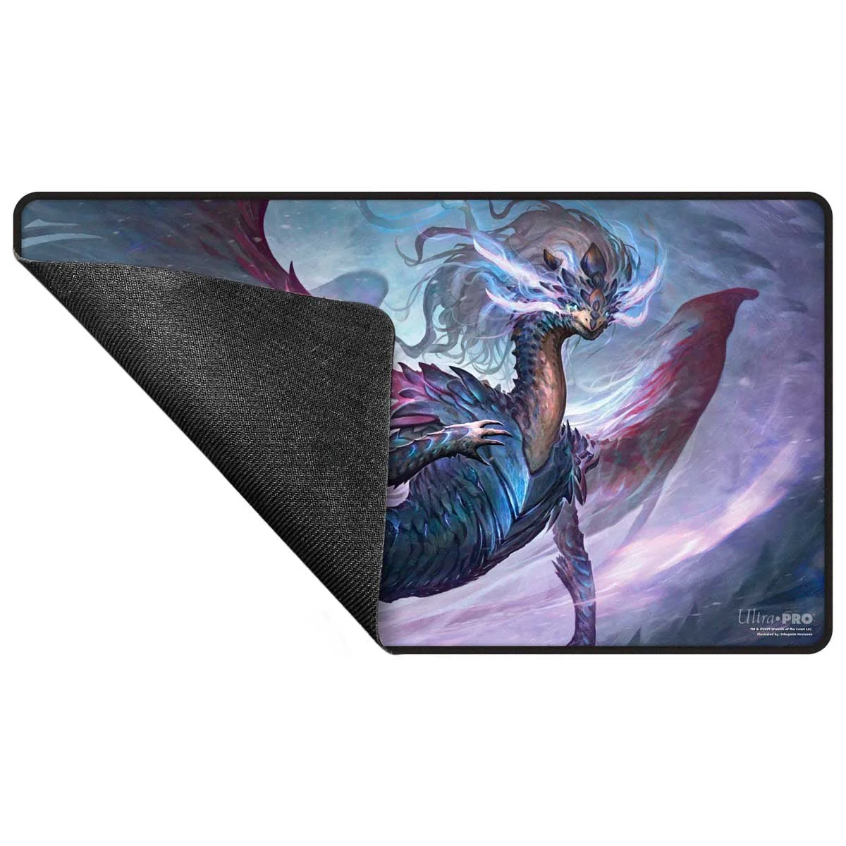 Tarkir Dragonstorm Jeskai Black Stitched Standard Gaming Playmat for Magic: The Gathering - Image 3