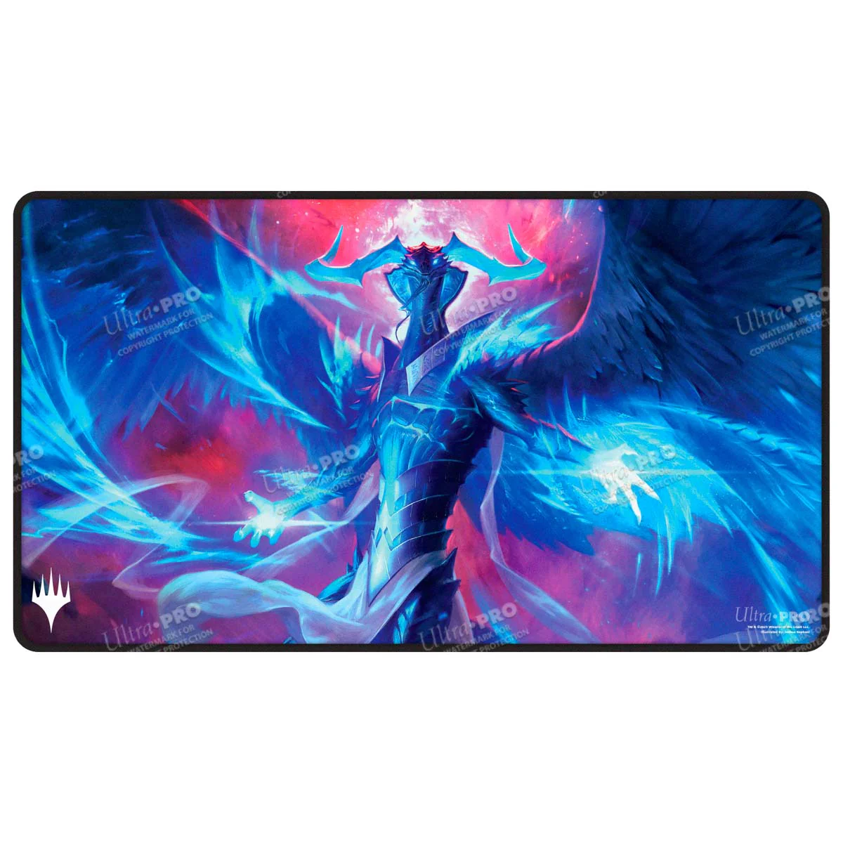 Tarkir Dragonstorm Planeswalker Black Stitched Standard Gaming Playmat for Magic: The Gathering - Image 2
