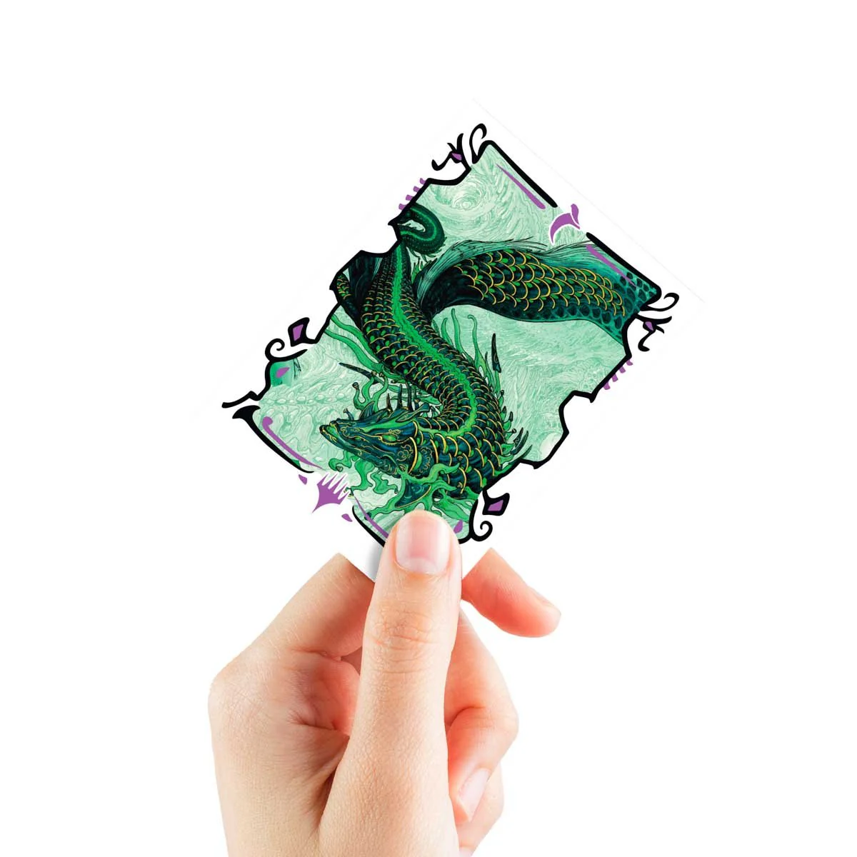 Tarkir Dragonstorm Teval, Arbiter of Virtue 105ct APEX DECK PROTECTOR® Sleeves for Magic: The Gathering - Image 2