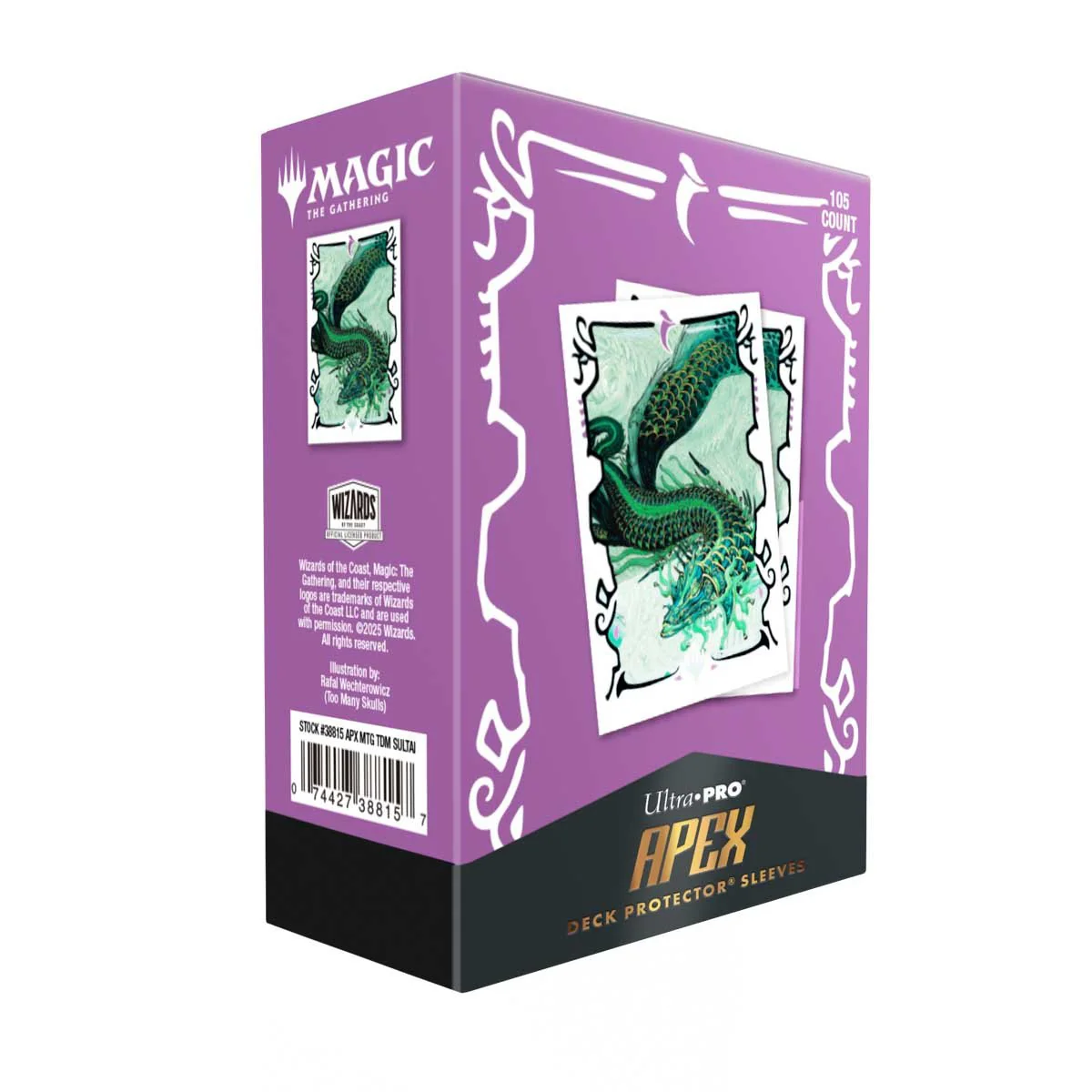 Tarkir Dragonstorm Teval, Arbiter of Virtue 105ct APEX DECK PROTECTOR® Sleeves for Magic: The Gathering - Image 4