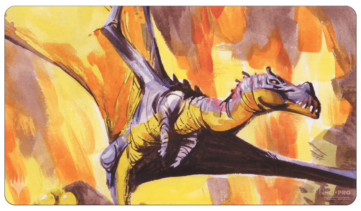 The Lost Caverns of Ixalan Bonehoard Dracosaur Standard Gaming Playmat for Magic: The Gathering