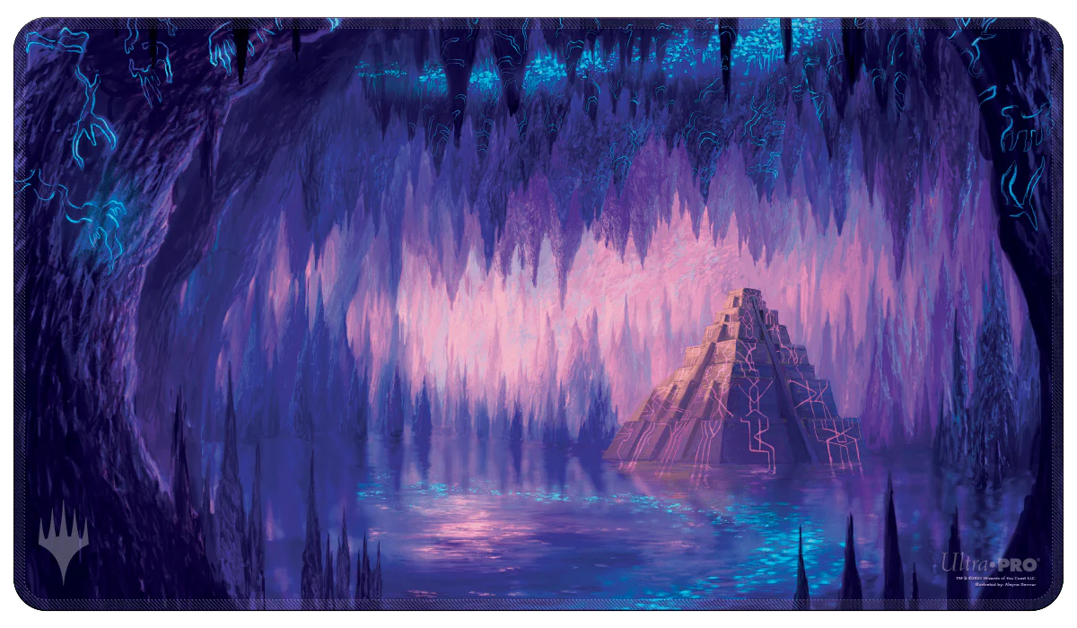 The Lost Caverns of Ixalan Cavern of Souls White Stitched Standard Gaming Playmat for Magic: The Gathering