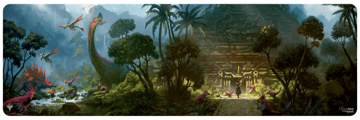 The Lost Caverns of Ixalan Dinosaur Temple 8ft Table Playmat for Magic: The Gathering