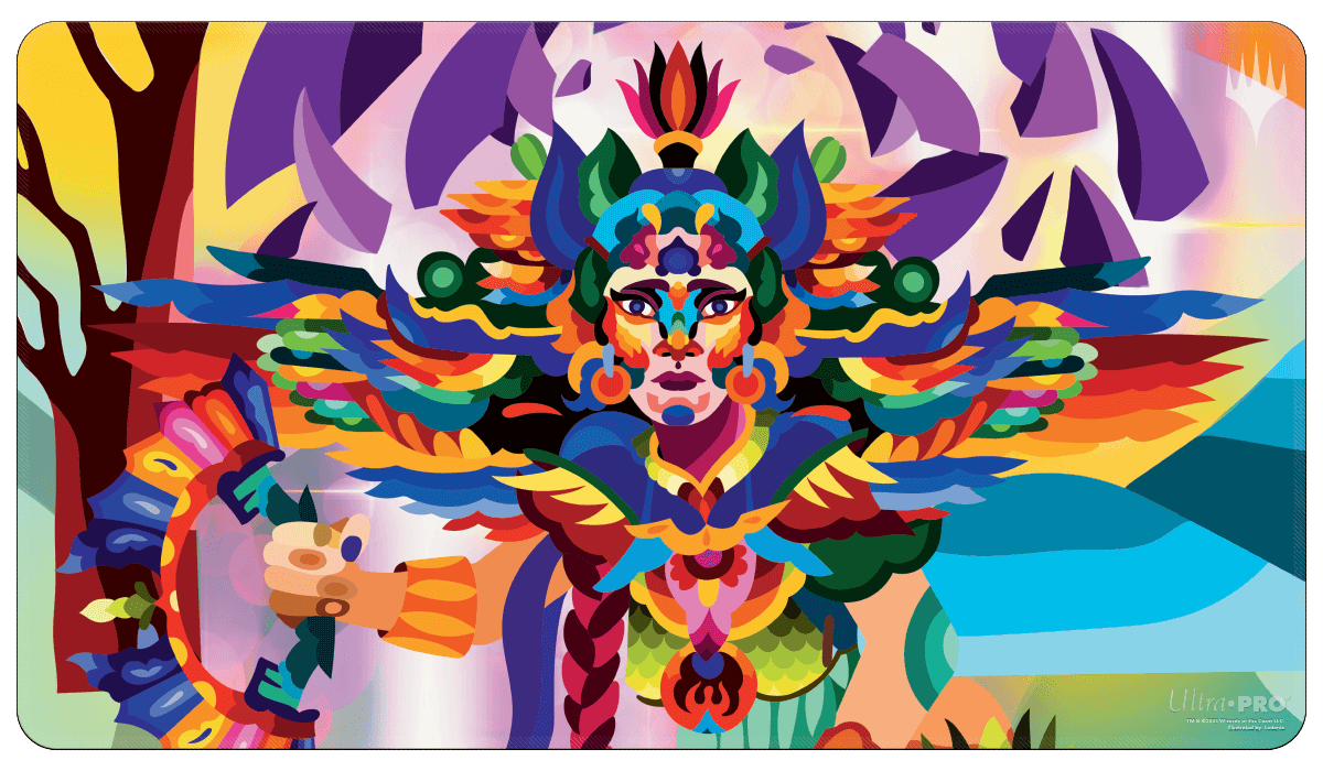 The Lost Caverns of Ixalan Huatli, Poet of Unity Standard Gaming Playmat for Magic: The Gathering