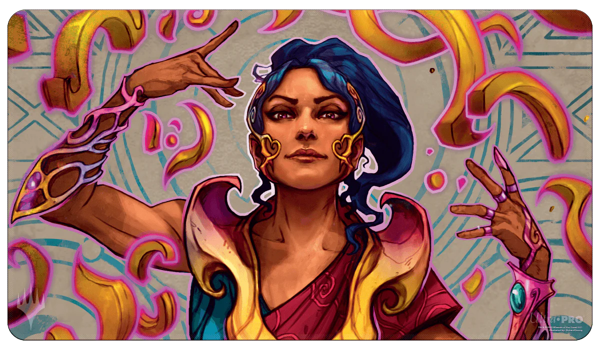 The Lost Caverns of Ixalan Saheeli, the Sun's Brilliance Standard Gaming Playmat for Magic: The Gathering