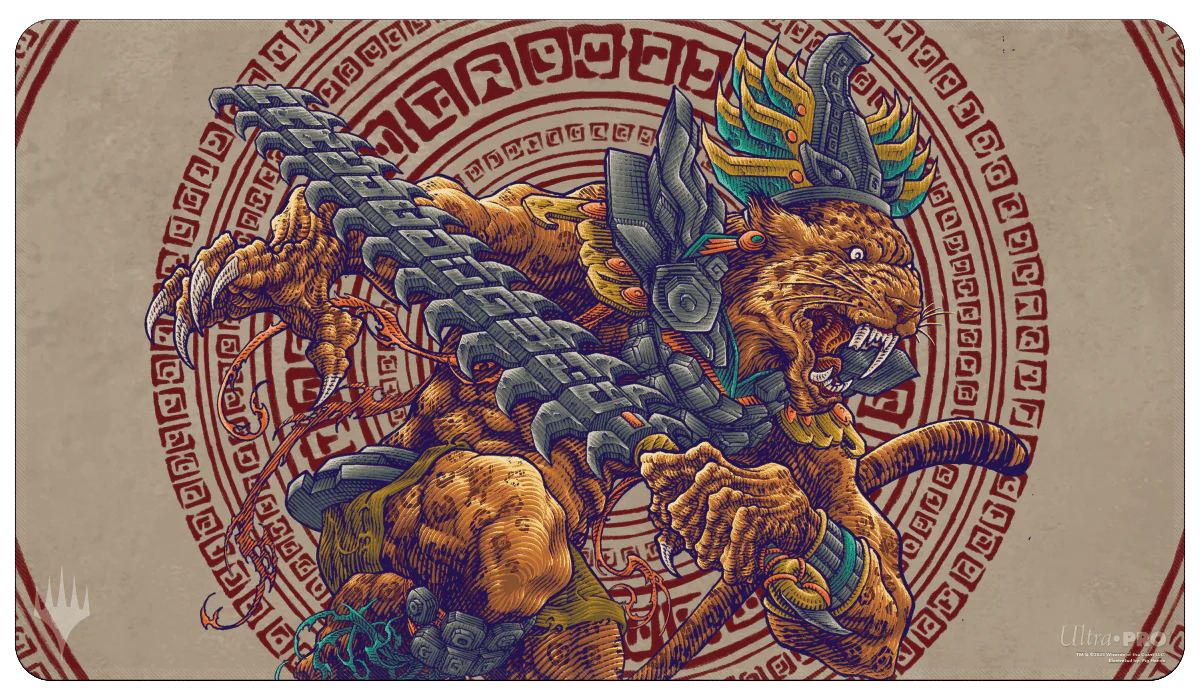 The Lost Caverns of Ixalan Sovereign Okinec Ahau Playmat for Magic: The Gathering