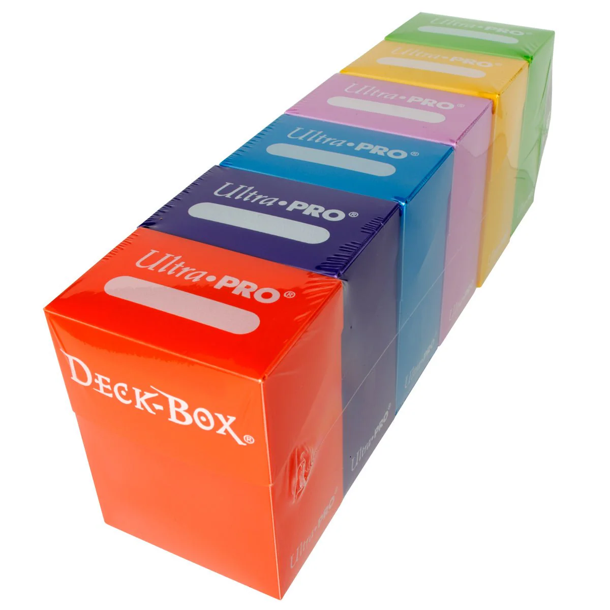 Ultra PRO 6 Color Deck Box Bundle (Orange, Purple, Blue, Pink, Yellow, Green)
