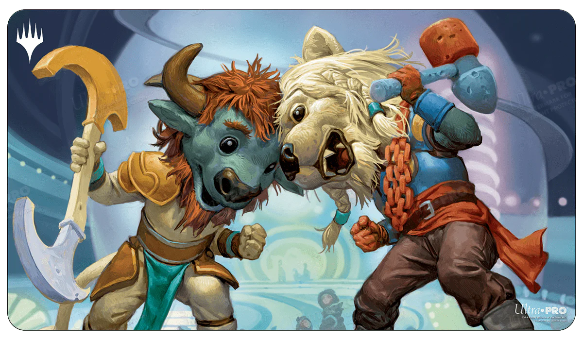 Unfinity Face Off Standard Gaming Playmat for Magic: The Gathering