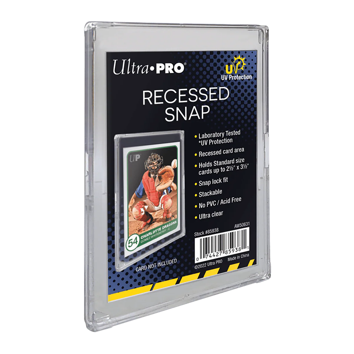 UV Recessed Snap Card Holder