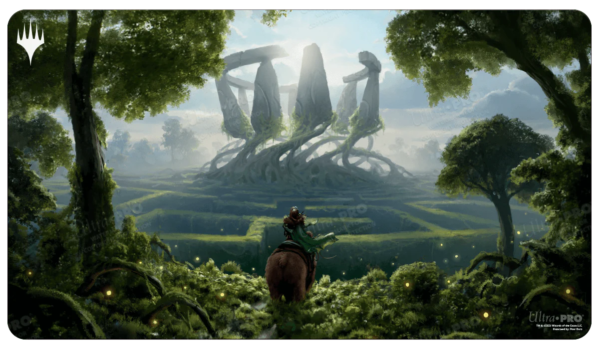 Wilds of Eldraine Virtue of Strength Standard Gaming Playmat for Magic: The Gathering