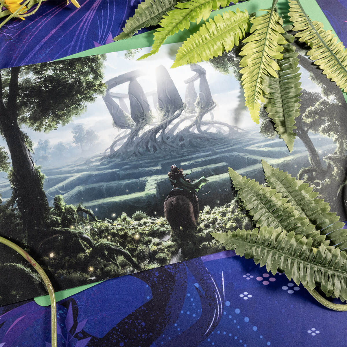 Wilds of Eldraine Virtue of Strength Standard Gaming Playmat for Magic: The Gathering - Image 2